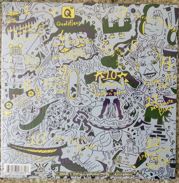 Open Mike Eagle - Dark Comedy - Mint- LP Record 2014 Mello Music Group 1st Press Blue Vinyl - Chicago Hip Hop / Conscious
