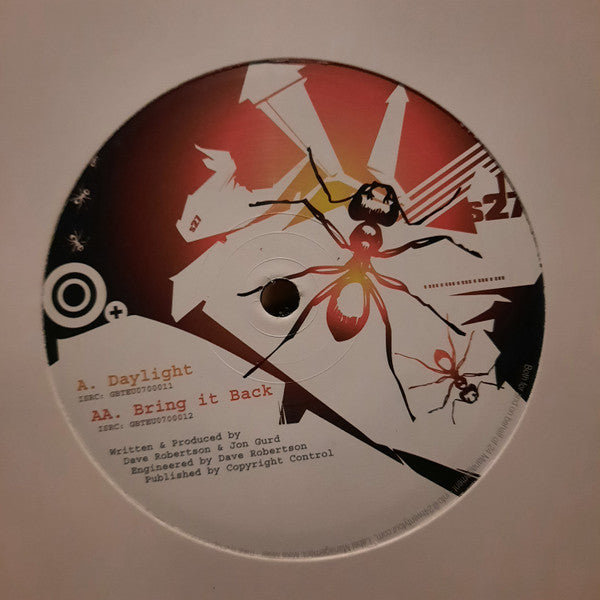 Dave Robertson & Jon Gurd - Daylight EP - New 12" Single Record 2007 Killawatt UK Vinyl - House / Electro