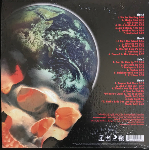Three 6 Mafia - Chpt. 2: "World Domination" (1997) - Mint- (VG Cover) 2 LP Record 2019 Get On Down Clear w/ Green and Magenta Splatter Vinyl USA Vinyl - Hip Hop / Memphis Rap / Horrorcore / Crunk - Shuga Records