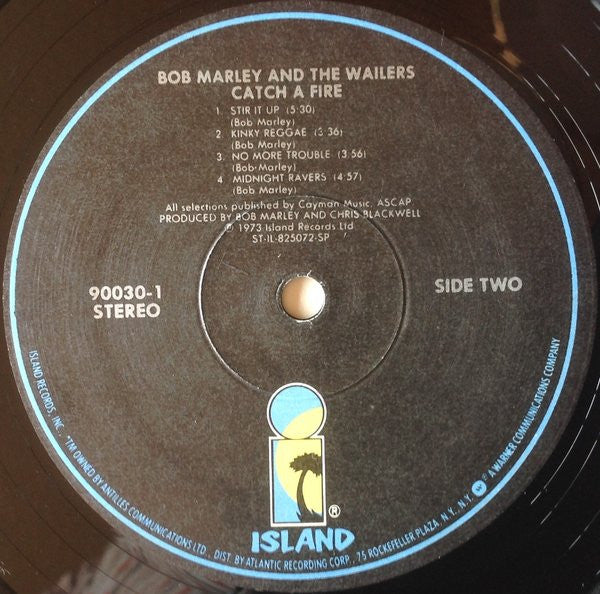 Bob Marley and The Wailers - Catch A Fire (1973) - VG+ LP Record Late 1970's Island USA Vinyl - Reggae / Roots Reggae - Shuga Records