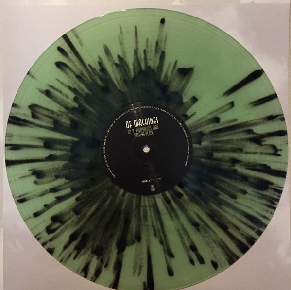Of Machines – As If Everything Was Held In Place - Mint- LP Record 2019 Rise USA Coke Bottle Green w/ Black Splatter Vinyl & Insert - Rock / Post-Hardcore / Experimental