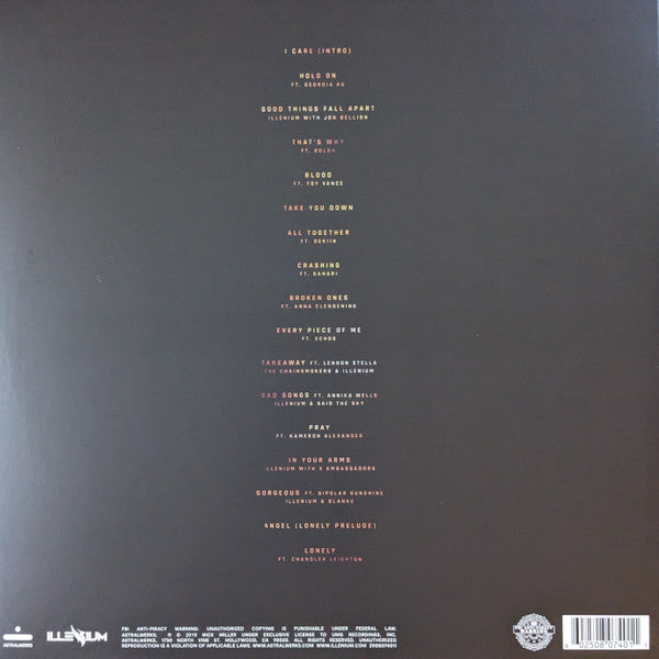 ILLENIUM - Ascend - New 2 LP Record 2019 Astralwerks Vinyl - Dubstep / Dance-pop - Shuga Records