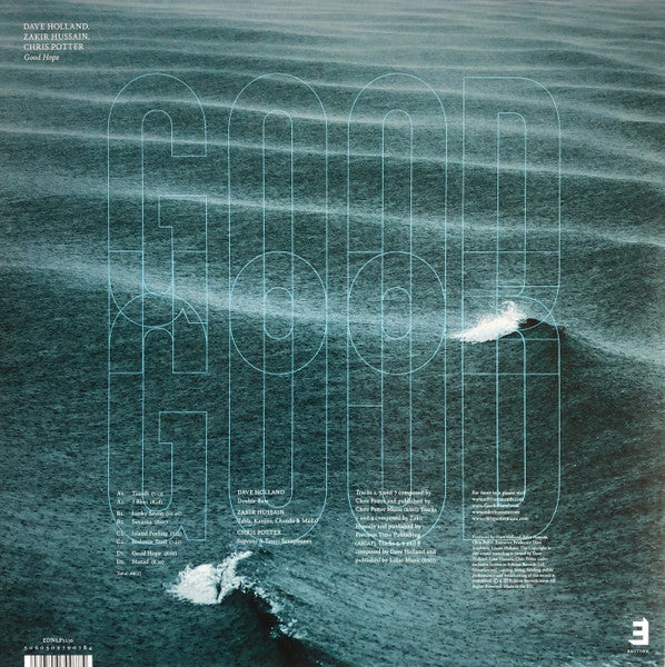 Dave Holland, Zakir Hussain, Chris Potter - Good Hope - Mint- 2 LP Record 2019 Edition UK Vinyl - Jazz / Contemporary Jazz - Shuga Records