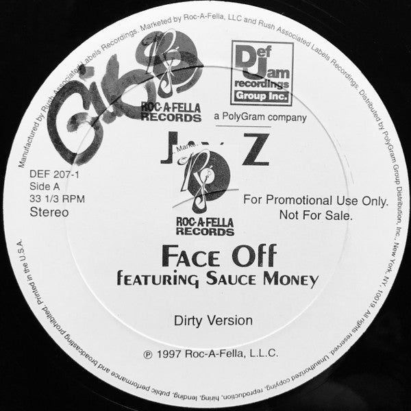 Jay-Z - Face Off - Mint- 12