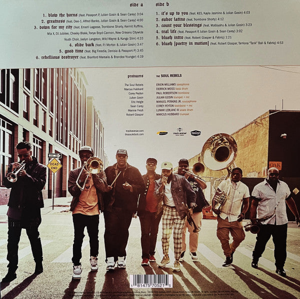 Signed Autographed - The Soul Rebels - Poetry in Motion - New LP Record 2019 Mack Avenue USA Splattered Vinyl & Download - Funk / Brass Band / Bayou Funk - Shuga Records
