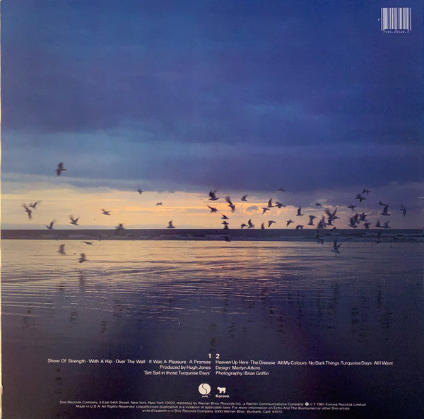 Echo And The Bunnymen – Heaven Up Here - VG+ LP Record 1981 Sire Korova USA Vinyl - New Wave / Indie Rock - Shuga Records
