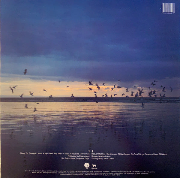 Echo And The Bunnymen – Heaven Up Here - VG+ LP Record 1981 Sire Korova USA Vinyl - New Wave / Indie Rock