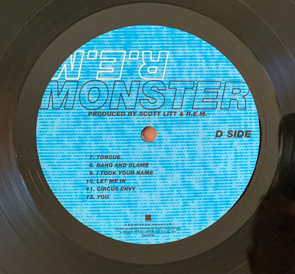 R.E.M. - Monster (1994) - Mint- LP Record 2019 Craft 180 gram Vinyl - Pop Rock / Alternative Rock - Shuga Records
