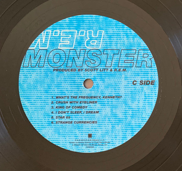 R.E.M. - Monster (1994) - Mint- LP Record 2019 Craft 180 gram Vinyl - Pop Rock / Alternative Rock - Shuga Records