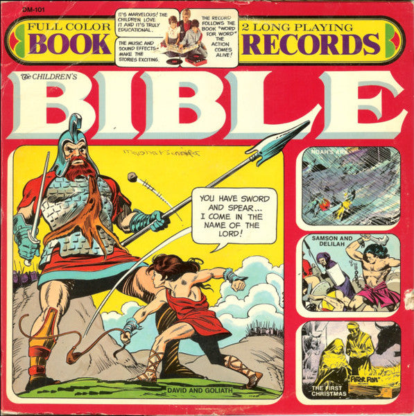 Unknown Artist - The Children's Bible - VG 1974 2 LP Record 1974 Peter Pan USA Vinyl - Story / Religious / Non-Music - Shuga Records