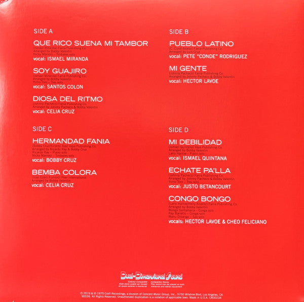 Fania All Stars ‎– Live At Yankee Stadium (Vol. 1 & 2)(1975) - New 2 LP Record 2019 Fania Craft Vinyl - Latin / Salsa / Descarga / Cha Cha - Shuga Records