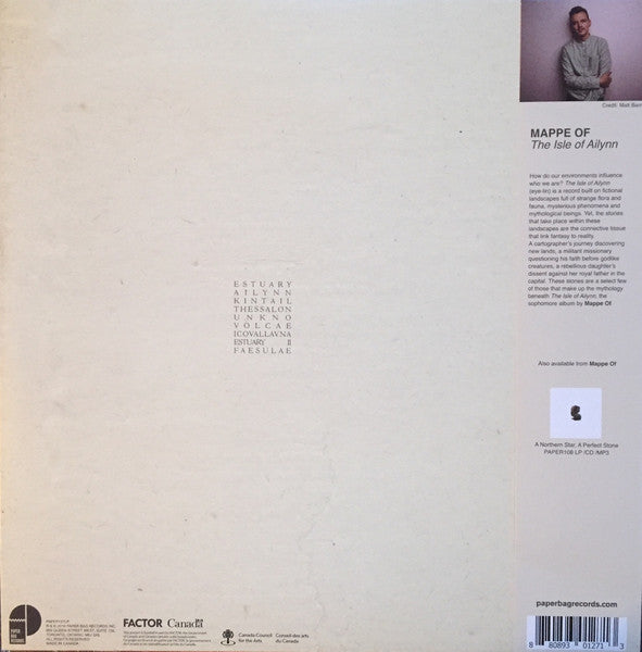 Mappe Of - The Island Of Ailynn - Mint- LP Record 2019 Paper Bag Gold Vinyl & OBI - Alternative Folk - Shuga Records