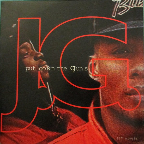 JG - Put The Guns Down - Mint- 12" Single Record 1993 Gasoline Alley USA Vinyl - Hip Hop - Shuga Records