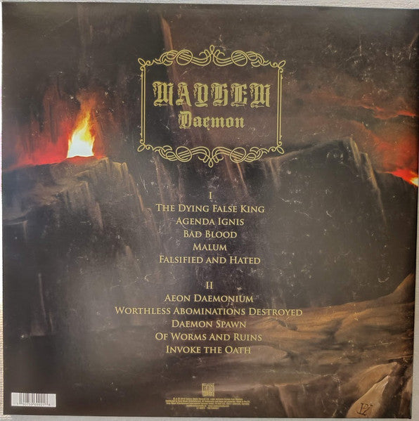 Mayhem - Daemon - Mint- LP Record 2019 Century Media 180 gram Vinyl & Booklet - Black Metal - Shuga Records