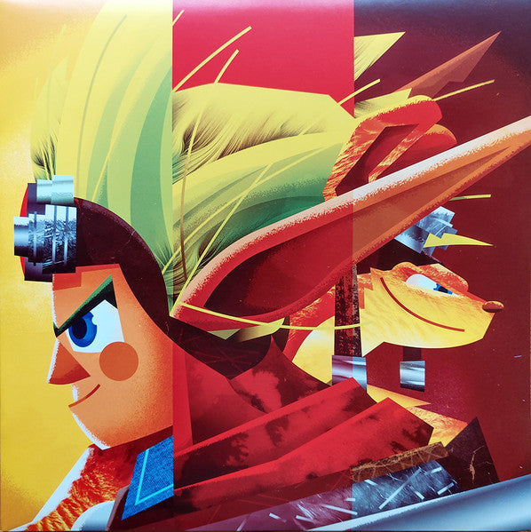 Josh Mancell - Jak And Daxter - Mint- 2 LP Record 2020 Fangamer Naughty Dog USA Yellow Marble & Orange Marble Vinyl - Soundtrack / Video Game Music - Shuga Records