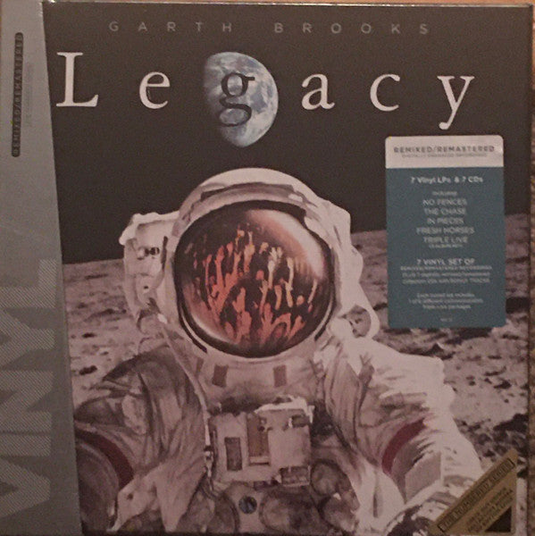 Garth Brooks - Legacy - Remixed / Remastered - 7 LP / 7 CD Box Set 2019 Pearl USA Vinyl & Numbered - Country - Shuga Records