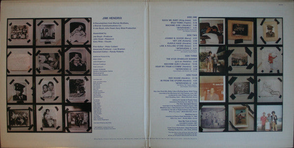 Jimi Hendrix - Sound Track Recordings From The Film "Jimi Hendrix" - VG+ 2 LP Record 1973 Reprise USA Original Vinyl - Psychedelic Rock / Blues Rock - Shuga Records