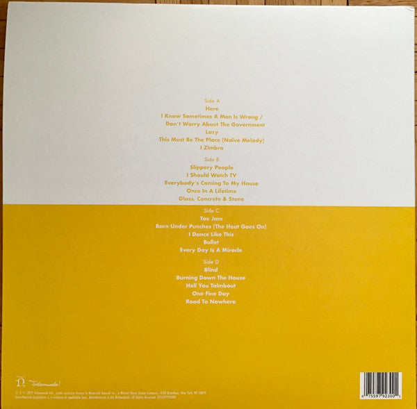 David Byrne - American Utopia On Broadway - New 2 LP Record 2019 Nonesuch Todomundo Vinyl & Insert - Musical / Alternative Rock