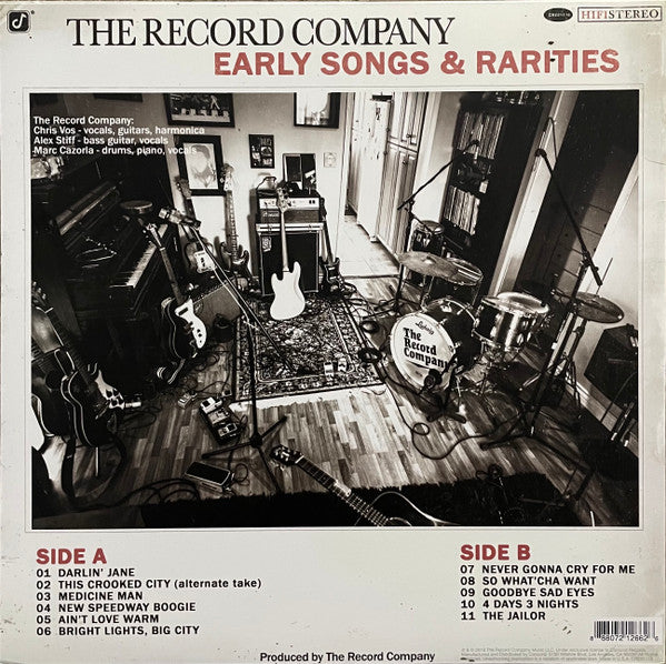 The Record Company – Early Songs & Rarities - New LP Record Store Day Black Friday 2019 Concord RSD Vinyl - Rock / Pop Rock - Shuga Records