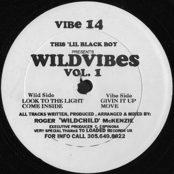This 'Lil Black Boy - Wildvibes Vol. 1 - VG+ 12" Single Record 1993 Vibe USA Vinyl - House / Garage House