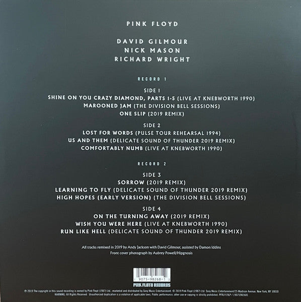 Pink Floyd - The Later Years 1987-2019 - Mint- 2 LP Record 2019 Sony Vinyl & Booklet - Classic Rock / Prog Rock - Shuga Records