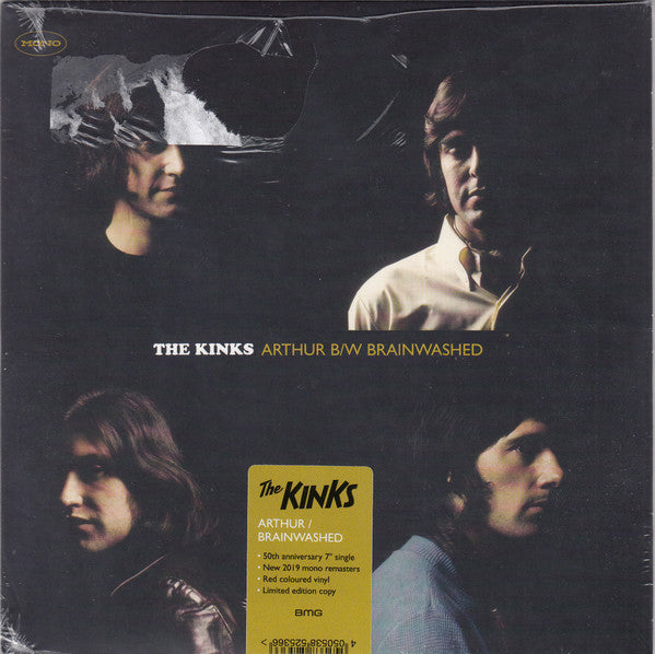 The Kinks - Arthur / Brainwashed - New 7" Single Record Store Day Black Friday 2019 ABKCO BMG RSD Red Vinyl - Pop Rock - Shuga Records