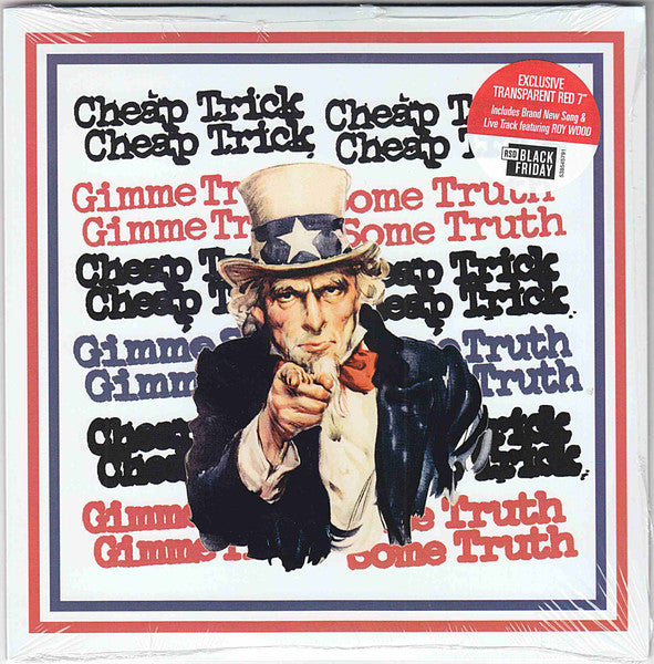Cheap Trick - Gimme Some Truth - New 7" Single Record Store Day Black Friday 2019 BMG RSD Red Vinyl - Power Pop / Pop Rock - Shuga Records