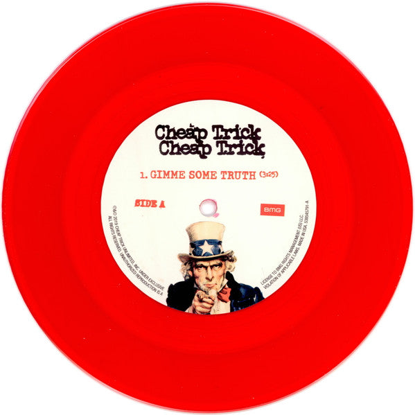 Cheap Trick - Gimme Some Truth - New 7" Single Record Store Day Black Friday 2019 BMG RSD Red Vinyl - Power Pop / Pop Rock - Shuga Records