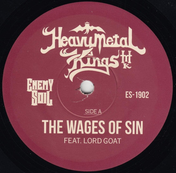 Heavy Metal Kings - The Wages Of Sin / Dominant Frequency - New 7" Single Record Store Day Black Friday 2019 Enemy Soil Uncle Howie Vinyl - Hip Hop - Shuga Records