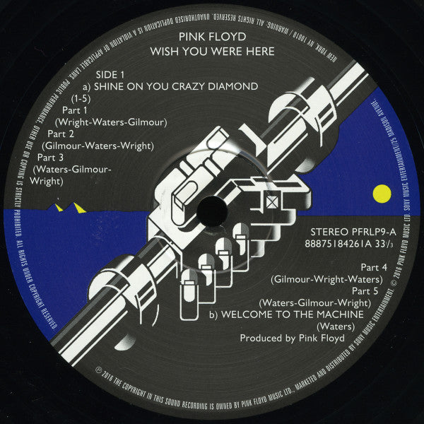 Pink Floyd - Wish You Were Here (1975) - Mint- LP Record 2016 USA 180 gram Vinyl - Prog Rock / Classic Rock - Shuga Records
