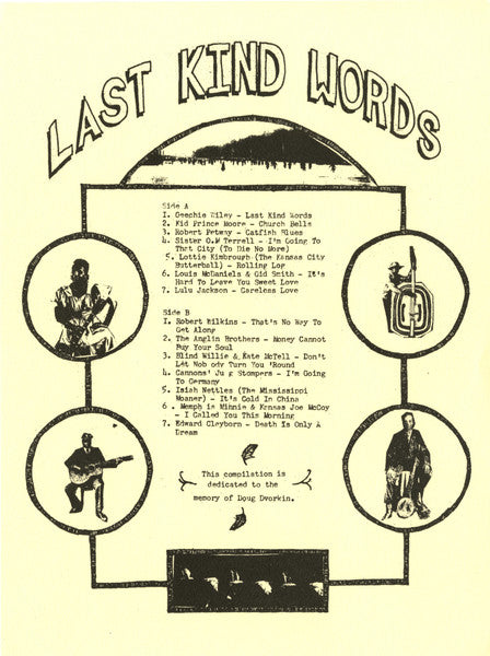 Various - Last Kind Words (1926-1953) - VG+ LP Record 2006 Mississippi USA Vinyl & Insert - Folk / Blues / Country Blues