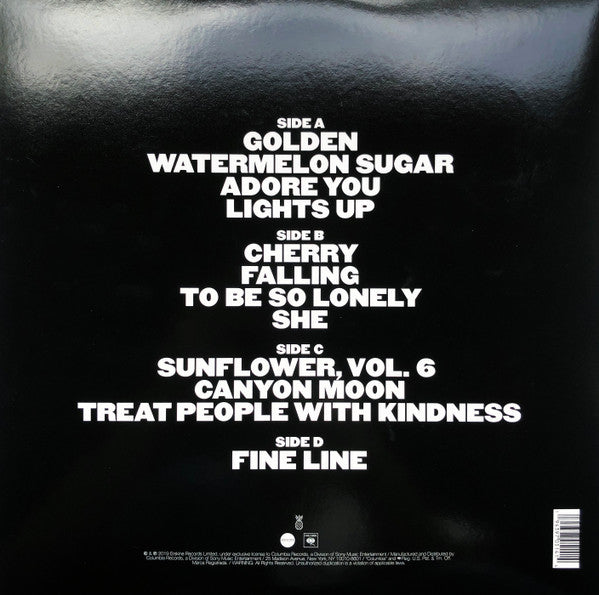Harry Styles - Fine Line - Mint- (VG+ cover) 2 LP Record 2019 Columbia Black Vinyl & Poster - Indie Pop / Pop Rock - Shuga Records