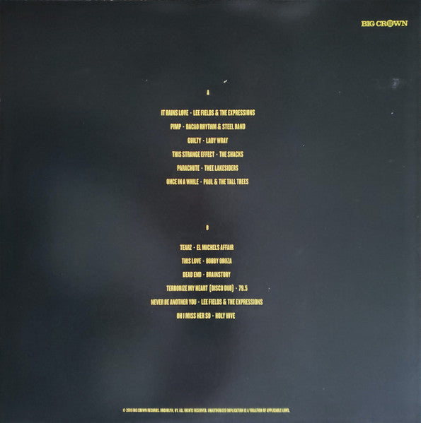 Various - Crown Jewels Vol. 1 - Mint- LP Record 2019 Big Crown Fools Gold Vinyl - Funk / Soul - Shuga Records
