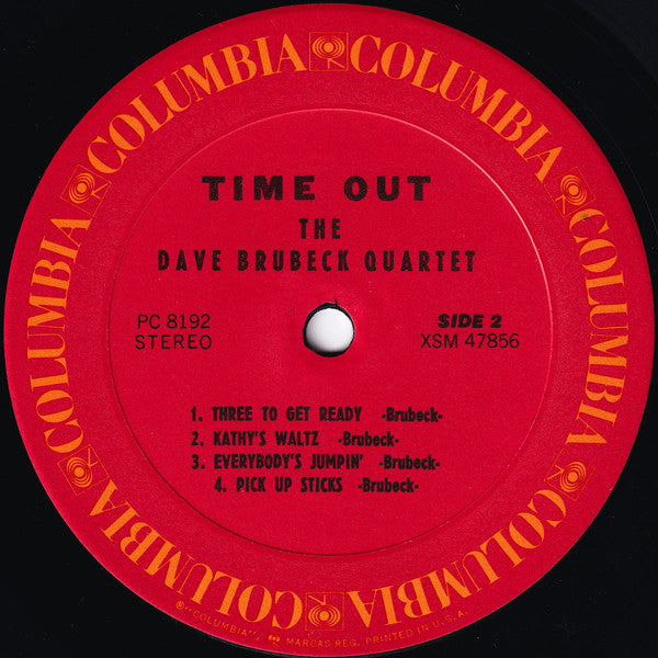 The Dave Brubeck Quartet - Time Out (1959) - Mint- LP Record 1981 Columbia USA Vinyl - Jazz / Hard Bop - Shuga Records