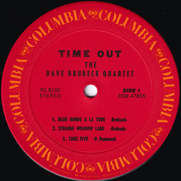 The Dave Brubeck Quartet - Time Out (1959) - Mint- LP Record 1981 Columbia USA Vinyl - Jazz / Hard Bop - Shuga Records
