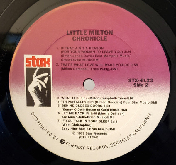 Albert King & Little Milton - Chronicle - VG+ LP Record 1979 Stax USA Vinyl - Blues - Shuga Records