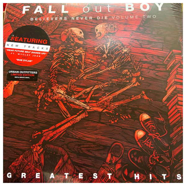 Fall Out Boy – Believers Never Die (Volume 2) - New LP Record 2020 Island Urban Outfitters Exclusive Red White Blob Vinyl - Rock / Pop - Shuga Records