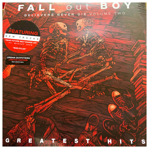 Fall Out Boy – Believers Never Die (Volume 2) - New LP Record 2020 Island Urban Outfitters Exclusive Red White Blob Vinyl - Rock / Pop