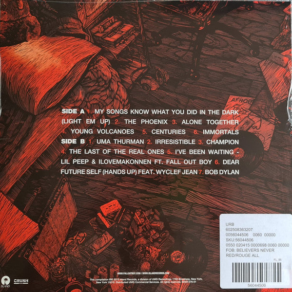 Fall Out Boy – Believers Never Die (Volume 2) - New LP Record 2020 Island Urban Outfitters Exclusive Red White Blob Vinyl - Rock / Pop - Shuga Records