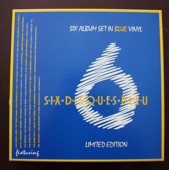 Various - Mint- (vg+ box) 6 LP Record Box Set 1987 Abstract UK Blue Vinyl - New Wave / Punk / Garage Rock / Indie - Shuga Records