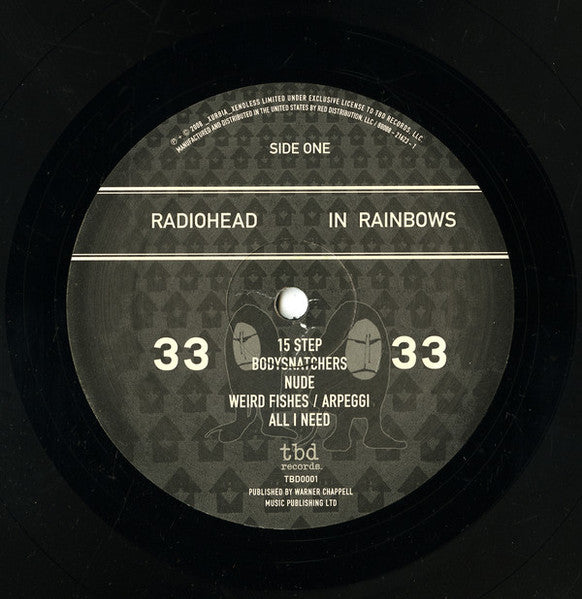 Copy of Radiohead – In Rainbows - VG+ LP Record 2008 TBD USA Original Vinyl - Indie Rock / Experimental - Shuga Records