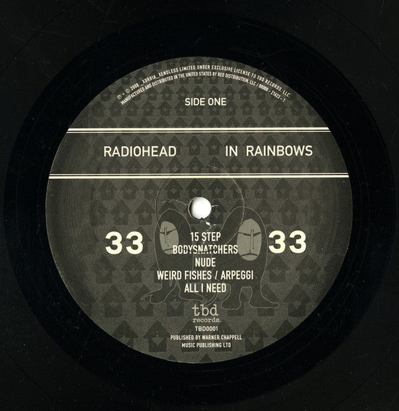 Copy of Radiohead – In Rainbows - VG+ LP Record 2008 TBD USA Original Vinyl - Indie Rock / Experimental