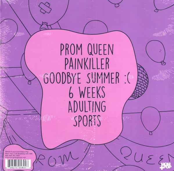 Beach Bunny - Prom Queen + Sports EP (2018) - New LP Record 2020 Mom + Pop Baby Pink Vinyl - Chicago Indie Pop - Shuga Records