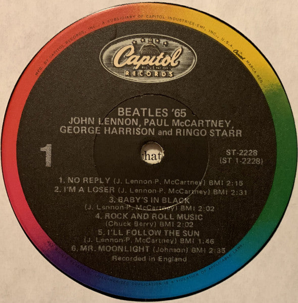 The Beatles - Beatles '65 (1964) - Mint- LP Record 1983 Capitol USA Stereo Vinyl & Rainbow Labels - Rock & Roll / Beat - Shuga Records