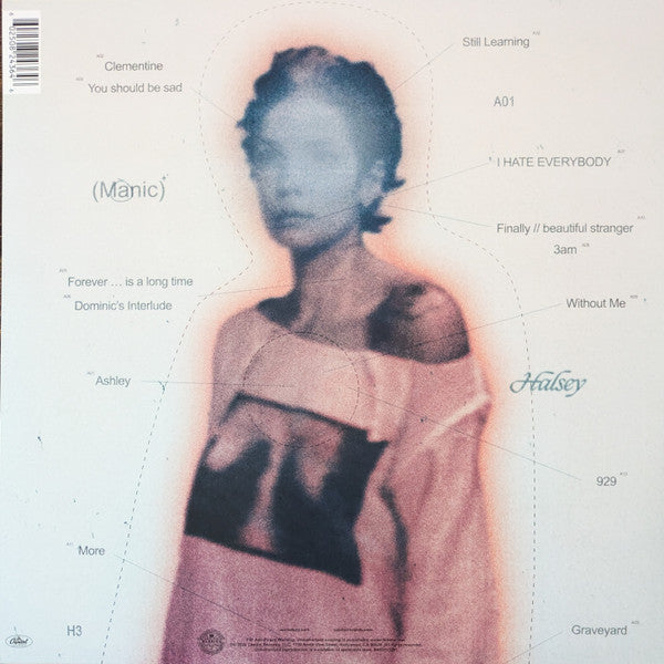Halsey - Manic - New LP Record 2020 Capitol USA Milky Clear Vinyl & Download - Indie Pop / Dance-Pop - Shuga Records