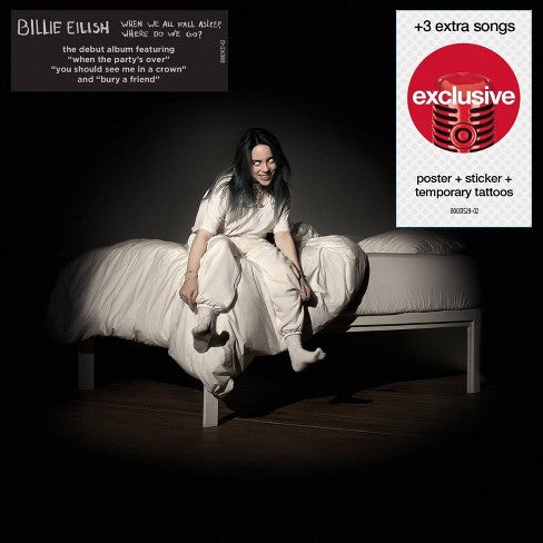 Billie Eilish - When We All Fall Asleep, Where Do We Go? - New CD 2020 Darkroom Interscope Target Exclusive Disc - Shuga Records