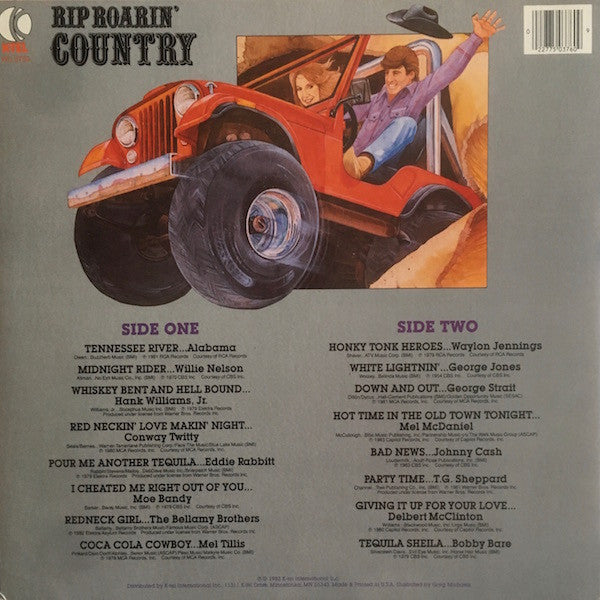 Various - Rip Roarin' Country - Mint- LP Record 1983 K-Tel USA Vinyl - Country / Country Rock - Shuga Records
