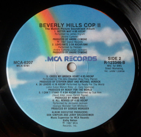 Various - Beverly Hills Cop II (The Motion Picture Album) - Mint- LP Record 1987 MCA Club Edition - Soundtrack - Shuga Records