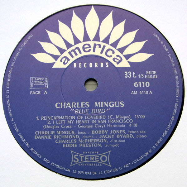 Charles Mingus - Blue Bird - Mint- LP Record 1971 America Records France Vinyl - Jazz / Hard Bop / Post Bop