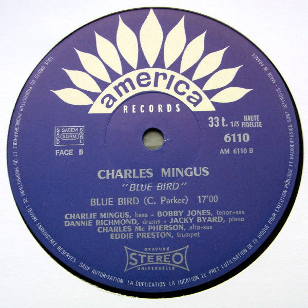 Charles Mingus - Blue Bird - Mint- LP Record 1971 America Records France Vinyl - Jazz / Hard Bop / Post Bop